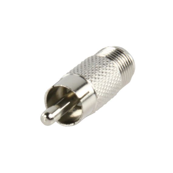Adaptateur dantenne RCA mâle - F femelle argent B9062 Valueline