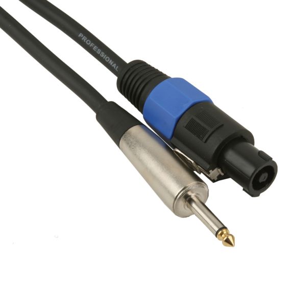 Cavo audio Jack 6.3mm maschio - Speakon maschio - 10 metri CA840 