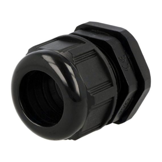 Boccola passacavo in Nylon - PG29 - colore nero 09924 FATO