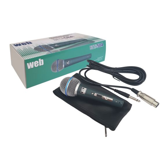 Micrófono vocal dinámico supercardioide - BETA58A MIC018 WEB