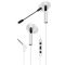 Cuffie auricolari da gioco con microfono AKZ-D10 bianche WB1218 
