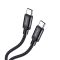USB Typ C Lade- und Synchronisationskabel 1m 5A schwarz JA034 F2030 Jokade