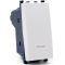Pulsante unipolare bianco con spia compatibile Vimar Arké EL236 