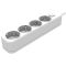 4-way Schuko power strip with switch EL2301 Vito