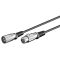 Cavo XLR 3 pin maschio-femmina 2m SP679 Goobay