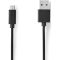 Cavo USB - microUSB 480Mbps 10W 3m ND1710 Nedis