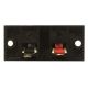 Klemmenblock für Lautsprecher 2-polig 52x24mm SP6109 