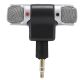 Microfono stereo snodabile 90° jack 3.5mm 3 poli per PC MIC129 