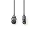 Cavo Audio XLR Maschio a 3 Pin XLR-Maschio da 3,5mm 3m ND5000 Nedis