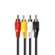 Cavo Video RCA 4x RCA maschio-maschio 2m nero ND6740 Valueline