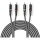 Nedis 5m nickel-plated stereo audio cable 2x male RCA ND1468 Nedis