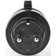 Presa Schuko Wi-Fi 10A 2500W massimo IP44 nera Nedis ND5533 Nedis