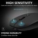 Black wireless mouse with built-in rechargeable battery WB2375 
