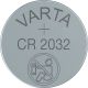 Pile bouton lithium 3V CR2032 de 5 F1431 Varta