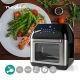 9in1 1500W 12 liter multifunction digital hot air fryer ND9533 Nedis