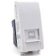 Connettore di rete RJ45 CST6 bianco compatibile Vimar Arké EL177 