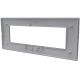Living International compatible 7-place black Soft Touch plate EL3189 