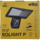 Lampada solare per esterni 4W 550Lm 6400K IP44 con sensore PIR e crepuscolare EL243 Vito