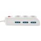9-way multi-socket with 3 Schuko and 6 double-pole with switch EL013 Power-it