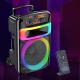 Portable Rechargeable Trolley Speaker 12" 40W LED Light Bluetooth TWS/SD/USB KK-12101 Kakusiga