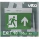 Lampada LED uscita d'emergenza freccia verso l'alto 2W 6500k luce fredda EL2356 Vito