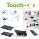 TOUCH-U - Silicone smartphone holder - Orange 92835 